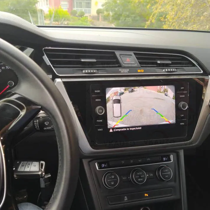 VW Touran T5 2016 2022 CCD HD 야간 투시경 주차 역방향 백업 카메라 용 VKAUTO 트렁크 핸들 카메라