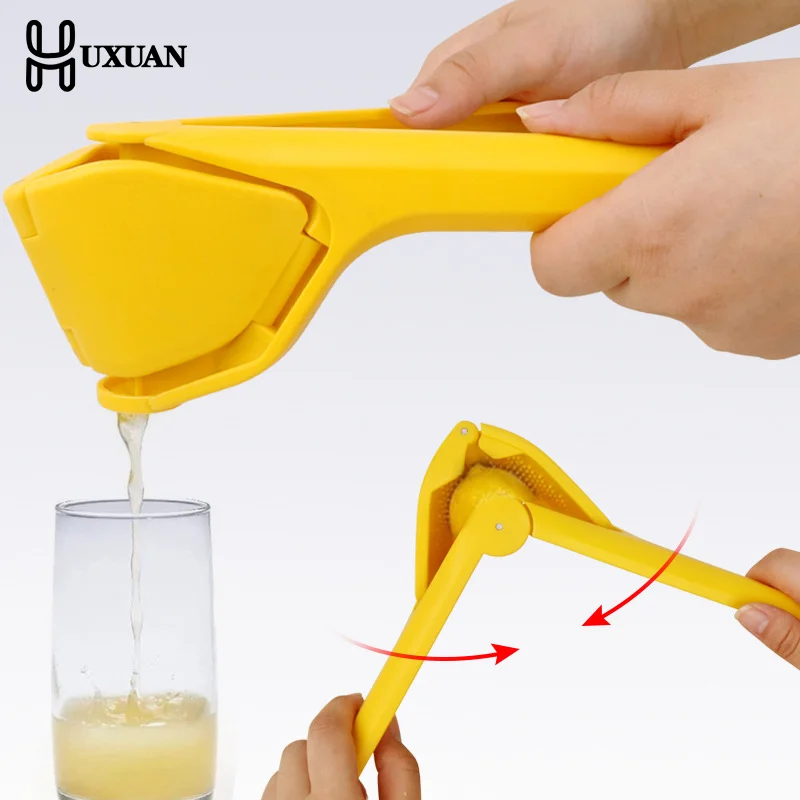 Spremiagrumi manuale senza sforzo in plastica per alimenti, ideale per limoni, lime, agrumi e arance._voghion.com