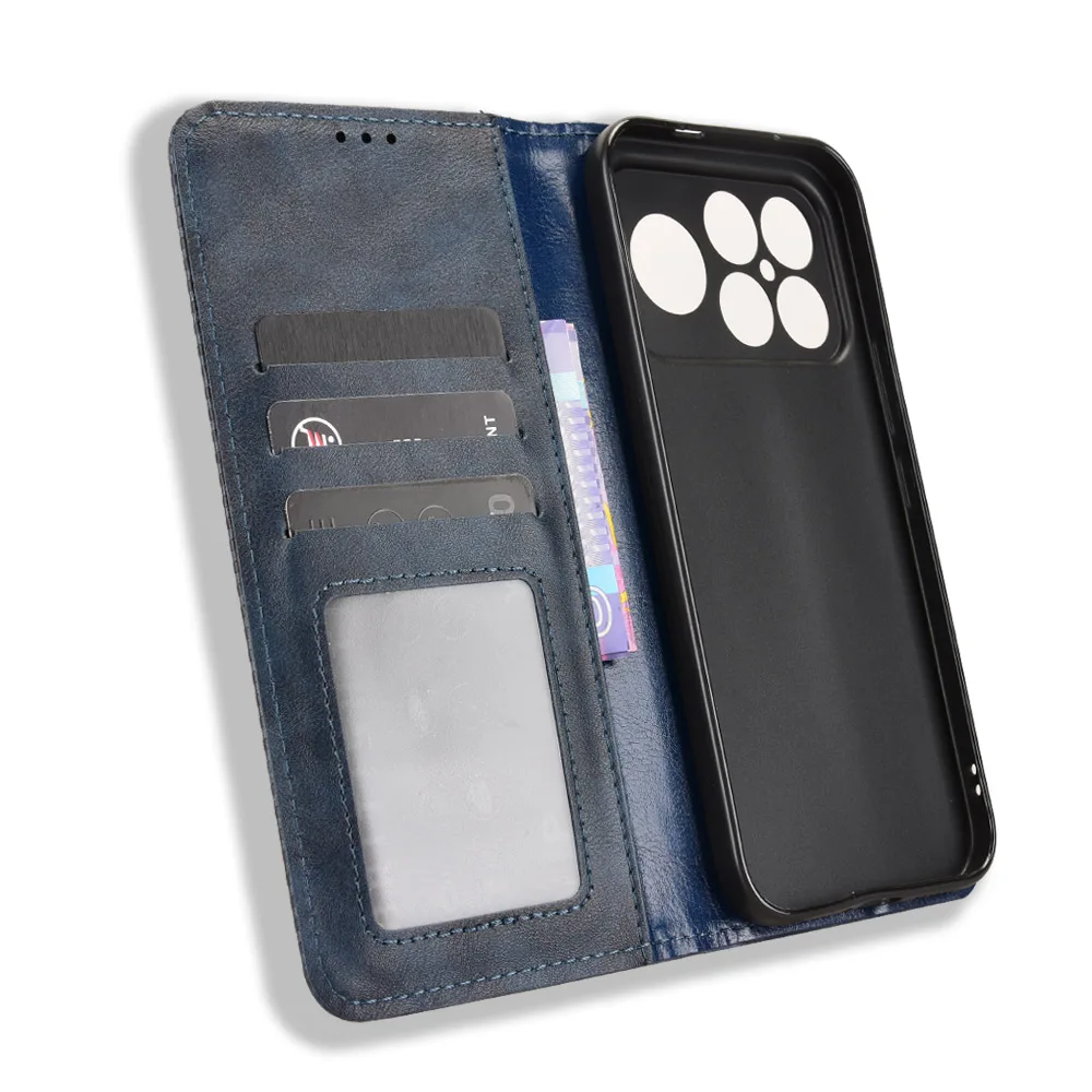 High-Quality PU Leather + TPU Flip Anti-Knock Phone Case