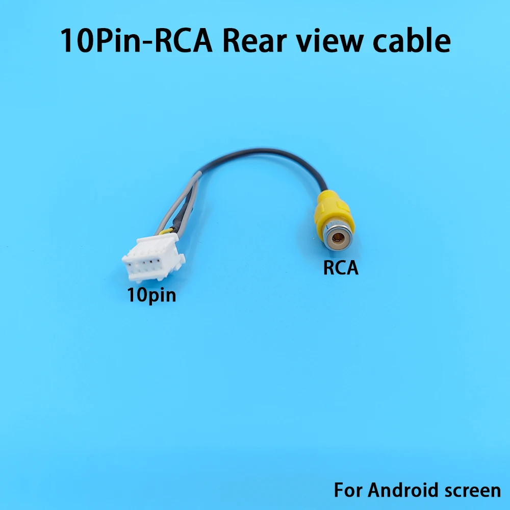 Innovative Practical Android Radio Car Accessories Universal 10 Pin Camera Video Input Cable Adapter Wiring Connector