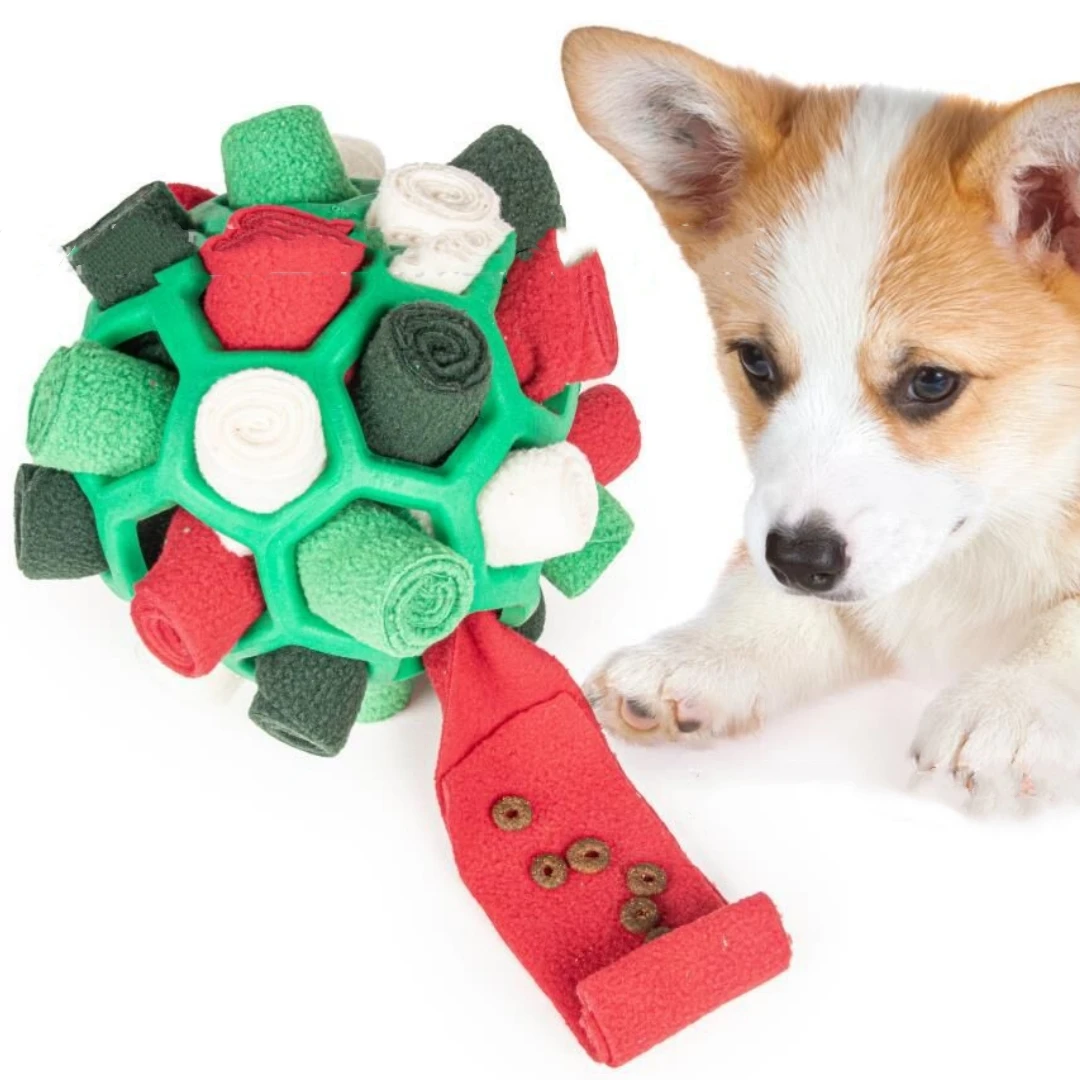 Dog Puzzle Toys Sniffing Ball Toy For Small Medium Large Dogs Pet Sniffing  Hiding Food Toys Slow Feeding Rubber Ball Toys - Dog Toys - AliExpress