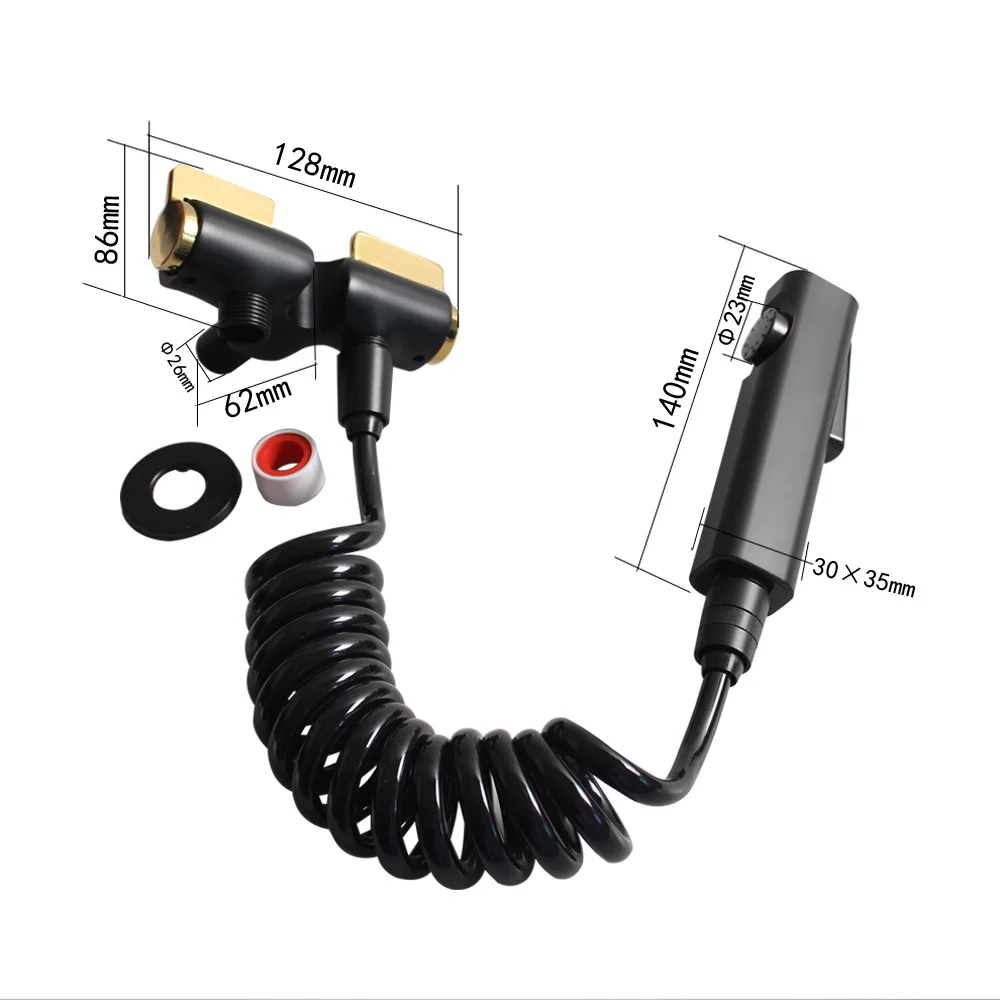 Talea Bidet Sprayer Head Brass Multi-Function Toilet Spray Gun Bathroom Fixture