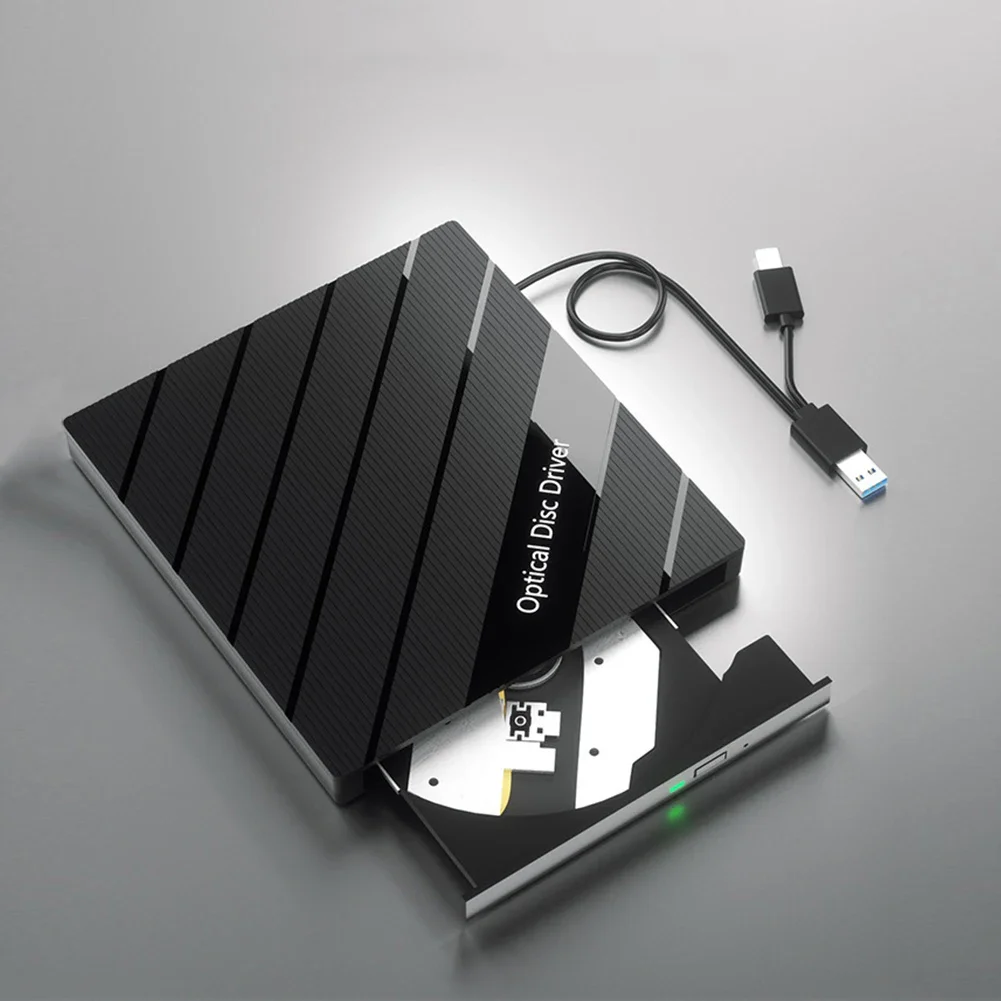External Blu Ray Drive USB 3.0 Type C External Blu-ray Optical Drive CD/DVD/BD -/+RW Player SD/TF Card Ports Blu Ray Burner Reader PC Laptop