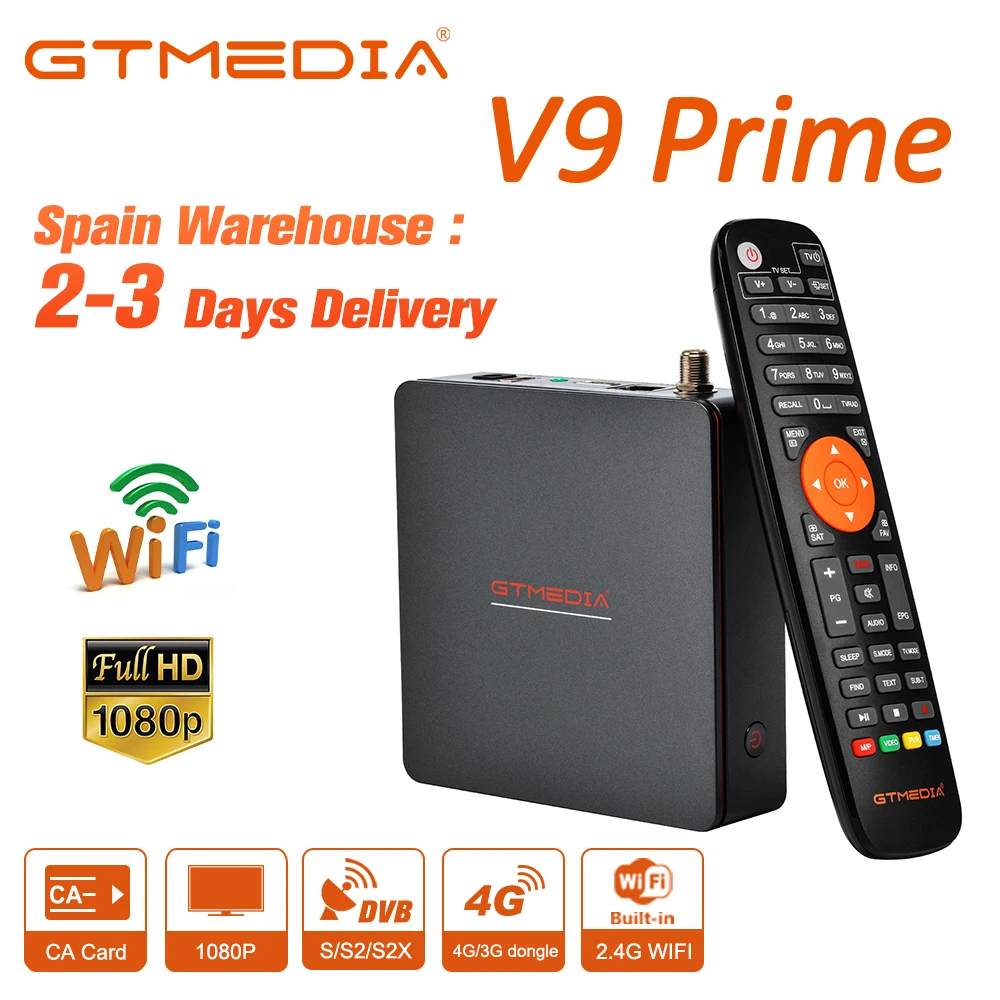 GTMEDIA V8NOVA/V8X DVB-S2X Digital Satellite Receiver Free To Air Built-in 2.4G WiFi TV Decoder Supports Intelsat 901 at 27.5°W 