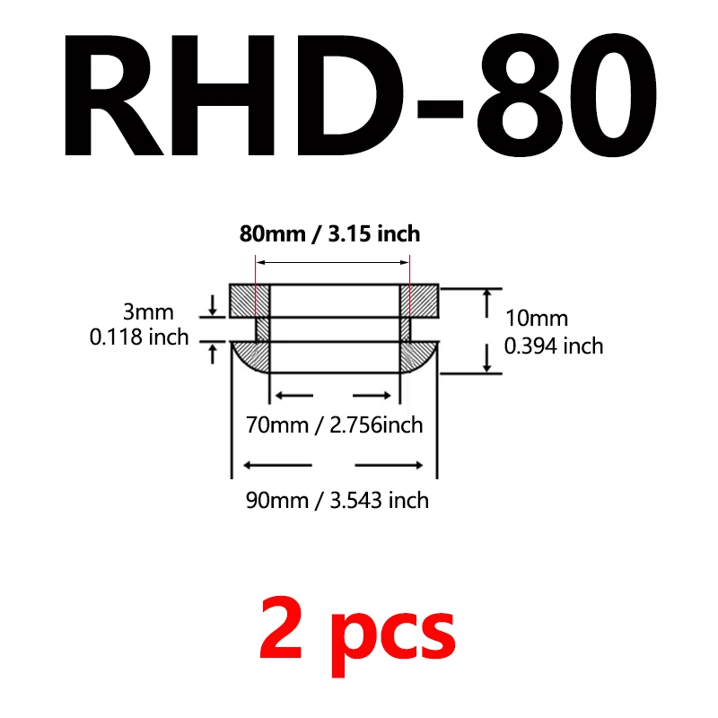 RHD-80  2pcs