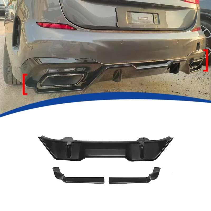 

For Non-destructive Installation Of Bmw 2021-2024 New 2 Series F44 3-segment Diffuser Spoiler