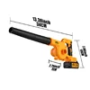 LYUWO 21V Brushless Rechargeable Dual Purpose Powerful Blower With 6-speed Adjustable Household Vacuum Cleaner For Autumn Leaves 2