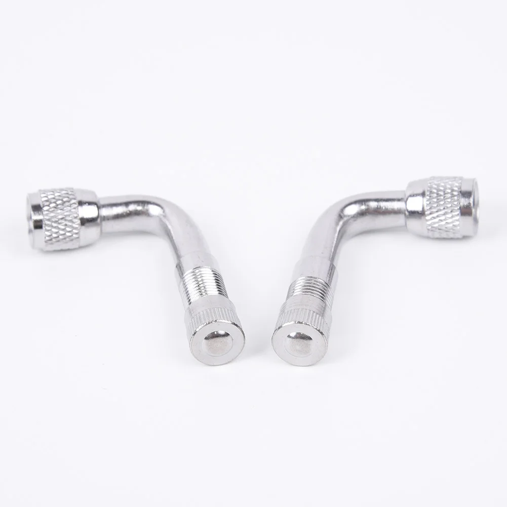 

Car Tyre Valve Extension Adapter 90 Degrees Metal Dust Cap Motorcycle Tire Stem Extender Replacement Parts Wheels