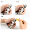 Outdoor Hunting and Shooting Stainless Steel Slingshot Bidirectional Mobile Sight Competitive Aiming Flat Rubber Band Slingsshot 5