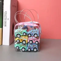 Mini Tractor Car Toy Pull Back Car Children's Toys Engineering Vehicle Fire Truck Kids Inertia Cars Diecasts Toy Children Gifts 2
