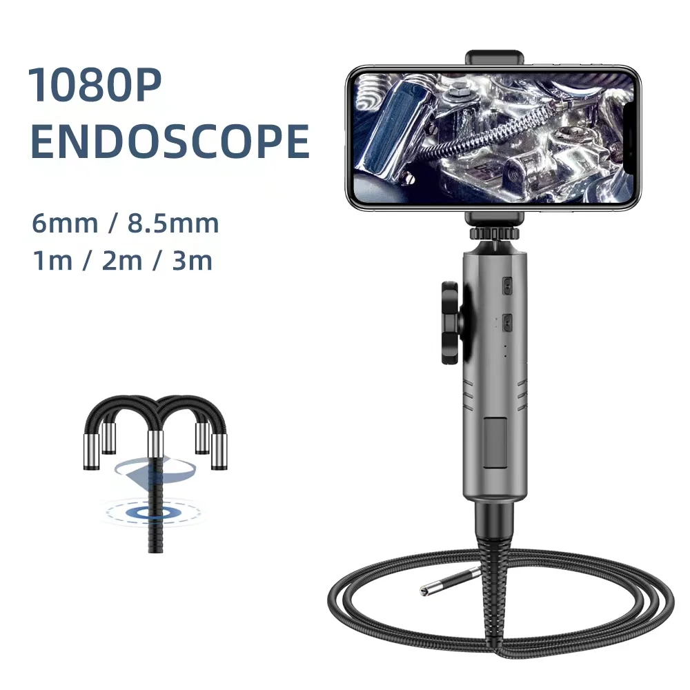 Wdlucky 6mm 8mm Hd Endoscope Camera Waterproof Micro 4 Led Ip67