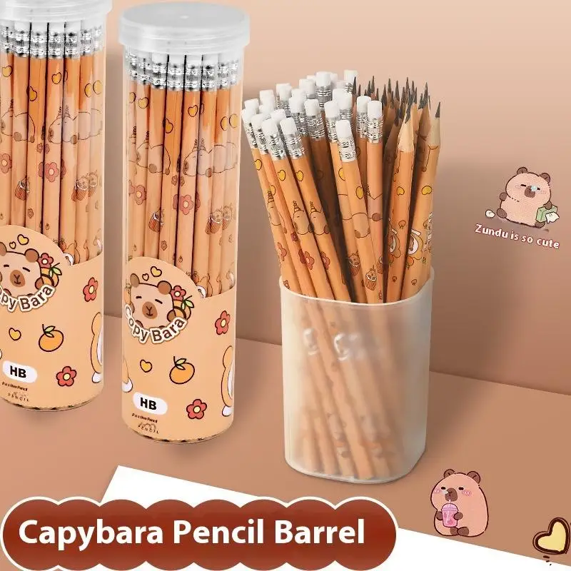 30pcs Capybara Pencils with Erasers 1