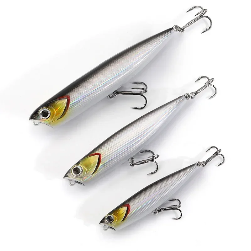 

Topwater Floating Pencil Wobblers 5g 10g 15g Fishing Lures Bass Surface Stickbait Artificial Walking Baits Trolling Pesca 50