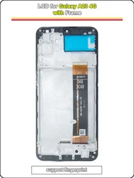 High - Quality LCD Display Touch Screen Digitizer Replacement for Samsung Galaxy A23 4G (A23 with frame)