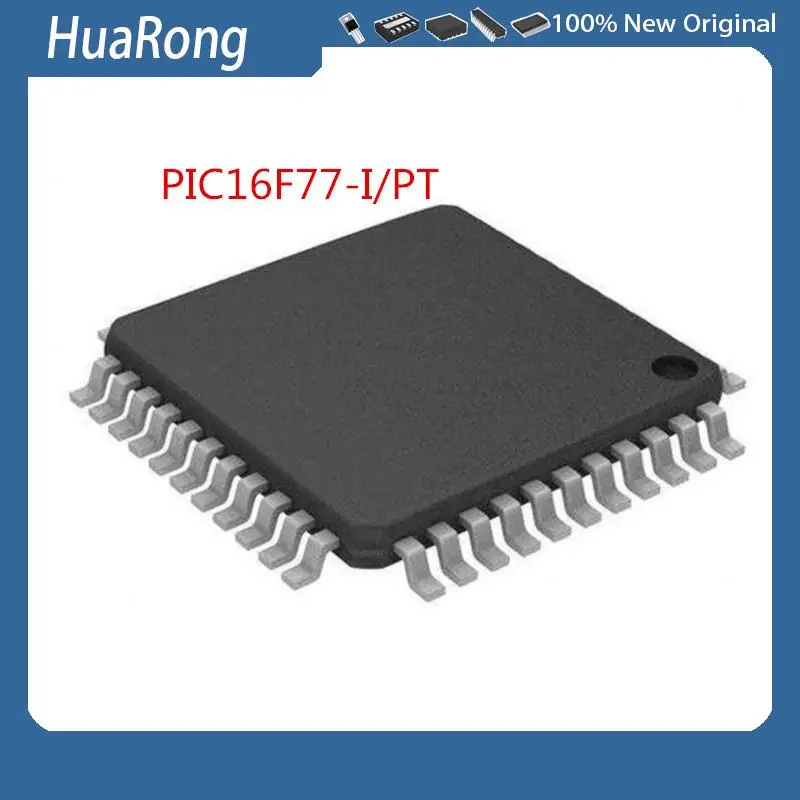 

2PCS/LOT PIC16F77-I/PT TQFP44