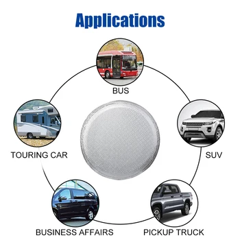 Car Tire Covers For RV Truck Camper Trailer Universal Vehicle Wheel Protector Car-Styling 27-29 inch Tyre Storage Bag 4 Pcs 5