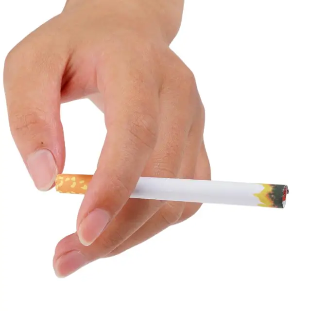 2Pcs Joke Prank Novelty Trick Props Toys Fake Cigarettes Smoke Party Spoof Cigarette Toys Funny Toy Practical Jokes Fake Toys 3