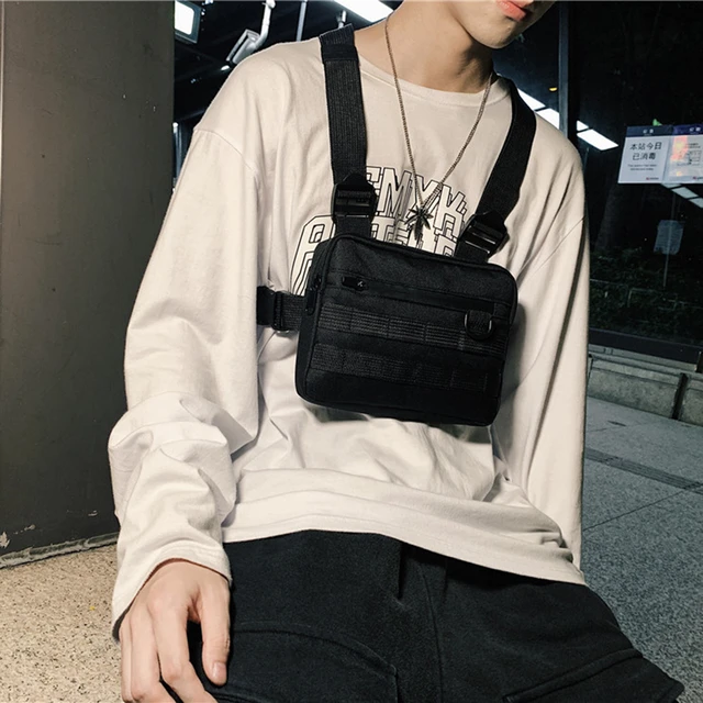 Tactical Chest Bag New Fashion Bullet Hip-Hop Vest Chest Rig Bags Oxford  Cloth Unisex Women Waist Pack Streetwear Belt Pouch Bag - AliExpress