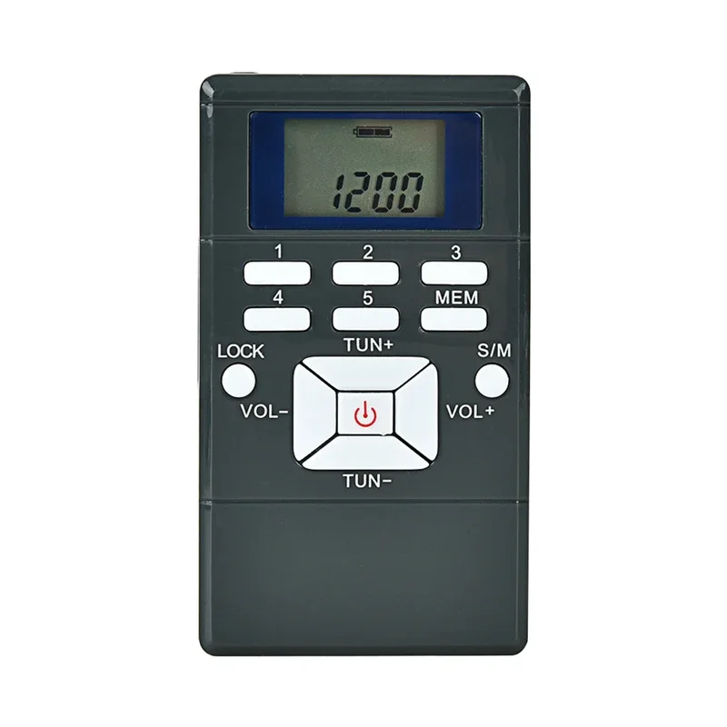 

Mini Portable DSP Stereo FM Radio Digital Clock Receiver for Cet-4 and CET-6 English Listening Test Radio Conference FM Radio