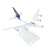 1:400 Scale Metal  Aircraft Model Replica Fedex Cargo 6" Aviation Diecast Home Office Decoration Miniature Toys 6