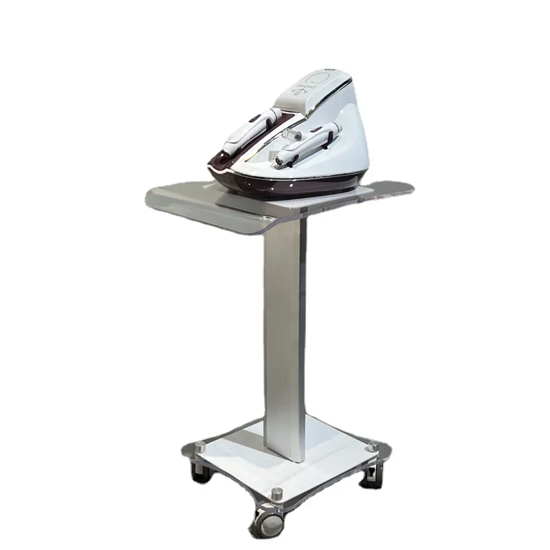 

Beauty Salon Premium Instrument Cart Clear Acrylic Beauty Trolley Skin Management Tool Trolley Aluminum Holder Hairdressing Cart
