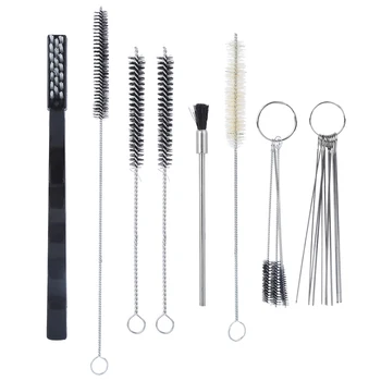21Pcs /Set Airbrush Spray Gun Nozzle Cleaning Repair Tool Kit Hardware Accessory Hand Tool Needle Brush Set for Spray Tools 1