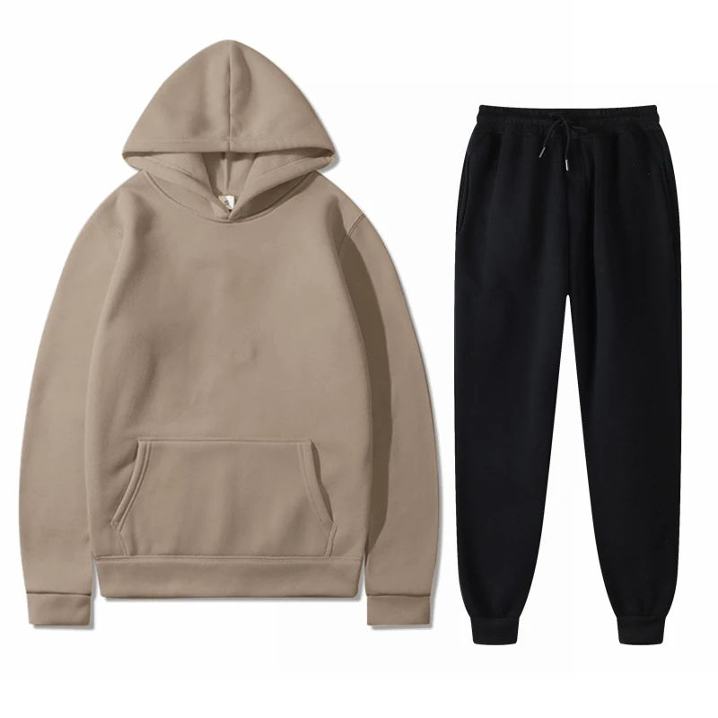 

Casual Tracksuit Fleece Thickened Hooded Sweater Leggings Two Piece Set Women's Autumn and Winter Fashion Y2k Loose RRRR
