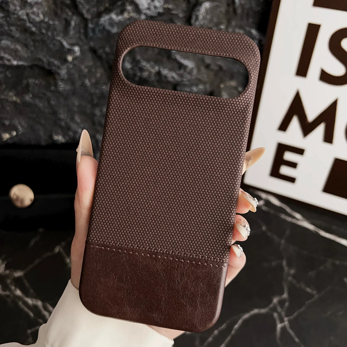 حافظة مغناطيسية من الجلد لهاتف Google Pixel 10 9 8...