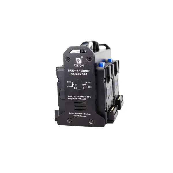 NANO 4-CH Charger Nano best portable v-mount battery for Blackmagic Ursa mini Bm