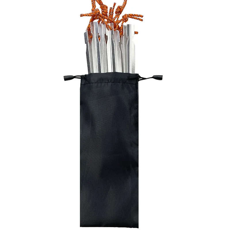 Tent pegs 10 Pcs/Lot 18cm Aluminum Round Tent Stake Alloy Outdoor nails Accessories