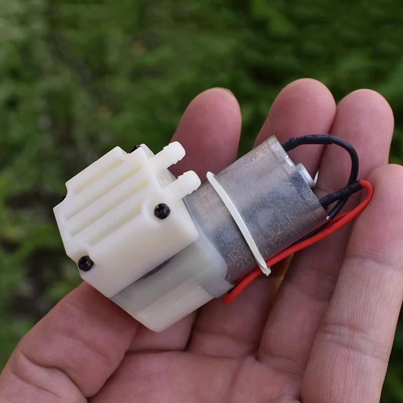 JQB2438437 DC 3.7V 5V 6V Small Mini 370 Diaphragm Vacuum Pump Negative Pressure Suction Pump DIY Inflator Breast