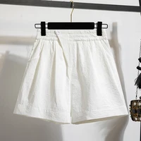Plus Size Summer Shorts For Women 2025 Korean Style High Elastic Waist Mini Shorts Women Wide Leg Loose Shorts Female - Image 3