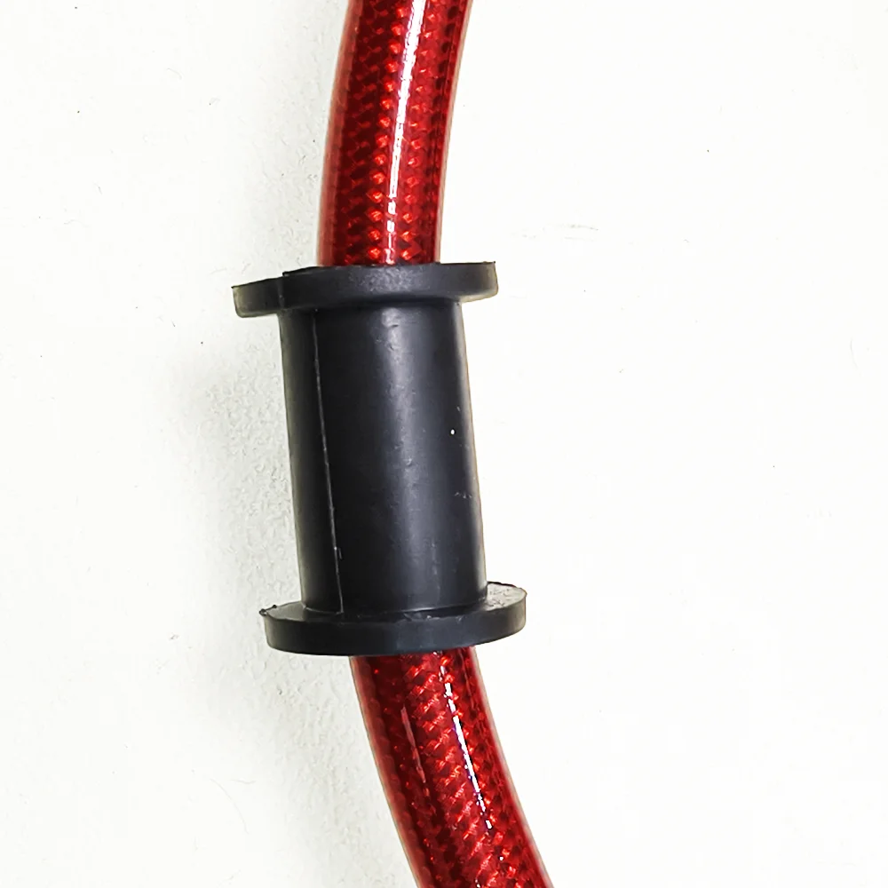 オートバイホース モトブレーキホース オートバイ 油圧 ステンレススチール 編組ブレーキライン 流体オイルチューブ ATV ストリー オートバイホース  オートバイブレーキホース オイルチューブ ステンレススチール 編組ブレーキライン 回転可能なバンジョーフィット A ... バイクホース取り外しバンジョーモーターサイクル油圧ステンレススチール編組ブレーキラインフルードオイルチューブモトブレーキホースATV