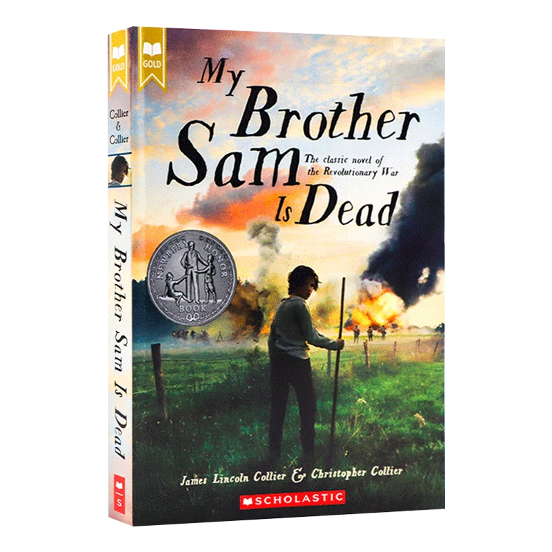 

Мой брат Сэм мертв, Подростковый английский в книгах, исторические романы 9780439783606