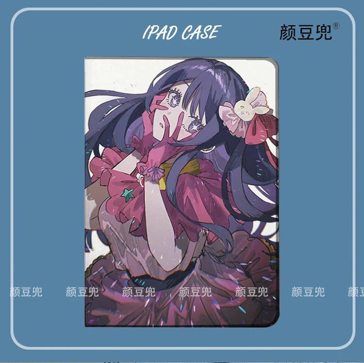 

OSHI NO KO Anime Hoshino Ai Case For iPad 10.2 9th 10th Air 2 3 Mini 6 5 Case Luxury Silicone Pro 12.9 For iPad Air4 iPad Pro 11