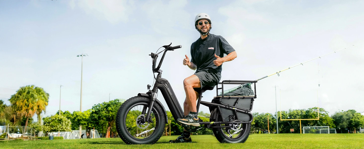 Cemoto 1500W Cargo Electric Bike – 48V Long Range Fat Tire S8c0b6b192abb42e98976b10c3031eca5G