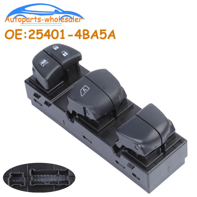 

New Driver Side Power Master Window Switch 25401-4BA5A 254014BA5A Fit For 2014-2019 Nissan Rogue Car accessories