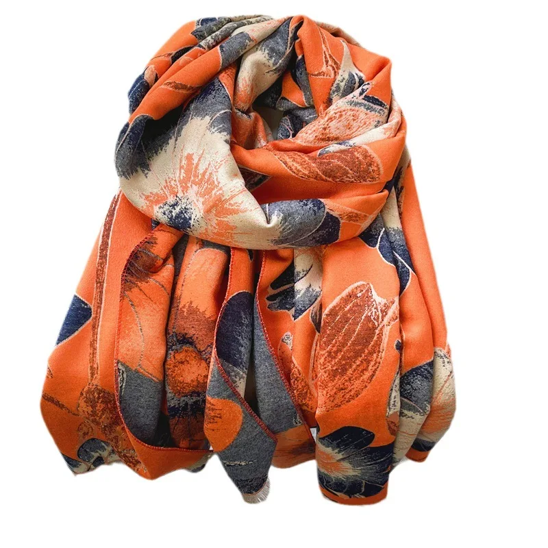 

Кашемировый шарф, теплое одеяло из пашмины, женский платок Bufanda, модный хиджаб, зимние шали и палантины, шарфы из пашмины для дам