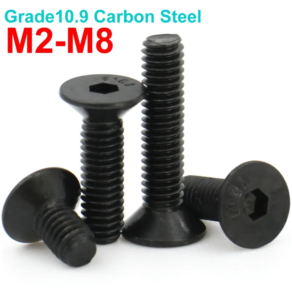 Steel Machine Screw Bolt 20/50pcs M2 M2.5 M3 M4 M5 M6 M8