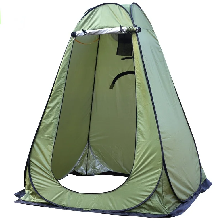 Portable Outdoor Shower Tent Bath Changing Fitting Room Privacy Toilet Beach Shelter hiking Dress Cabin Wardrobe 150X150X190cm outdoor camping toilet changing tent automatic shower bathing tent fishing bathing bathroom changing tent