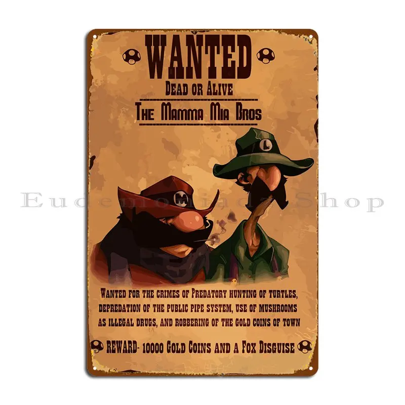 

Gaming Metal Signs Living Room Wall Pub Pub Designer Cinema Tin Sign Poster