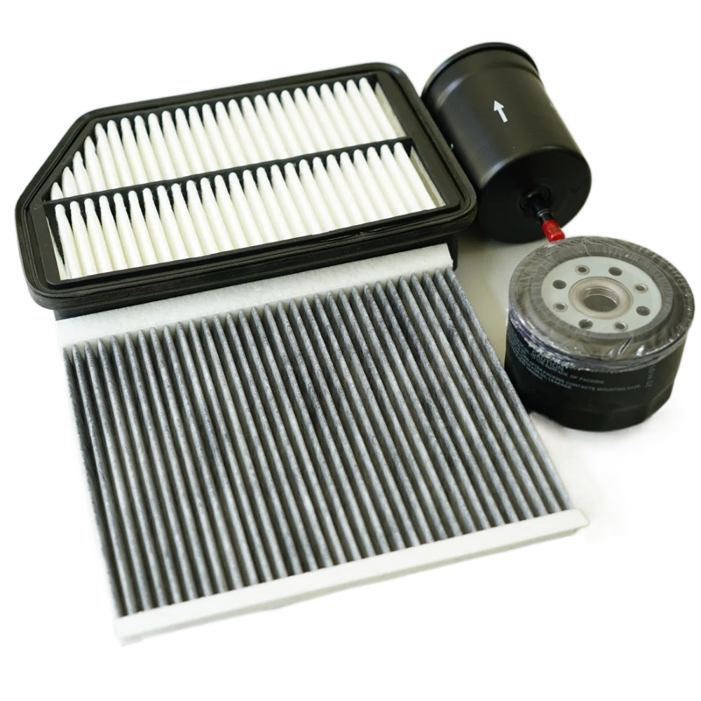 

air filter +cabin air condition filter + fuel + Oil filter for JAC S5
