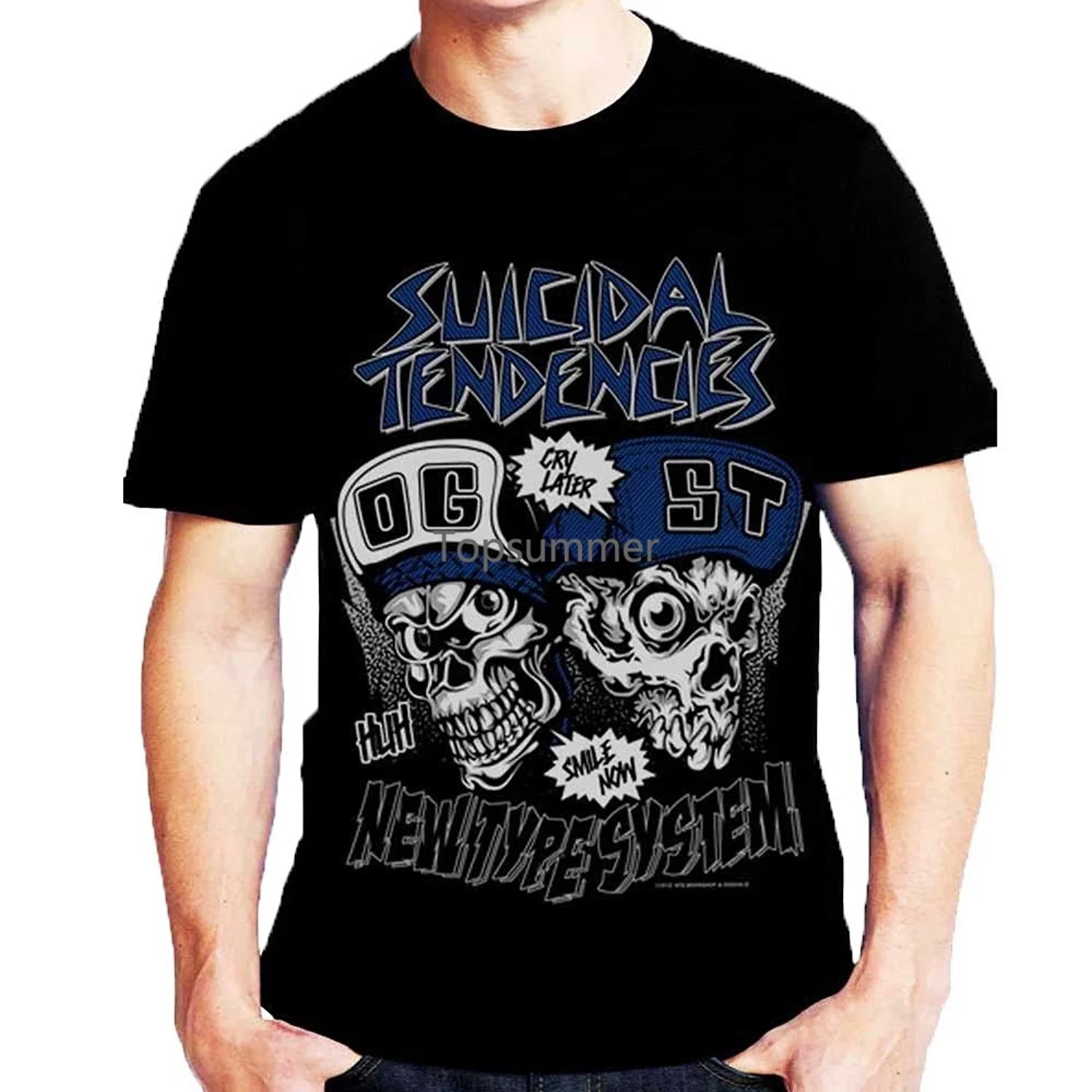 

Men T Shirt Fashion Suicidal Tendencies Cotton Short Sleeve S Funny Cool Funny T-Shirt Novelty Tshirt Women