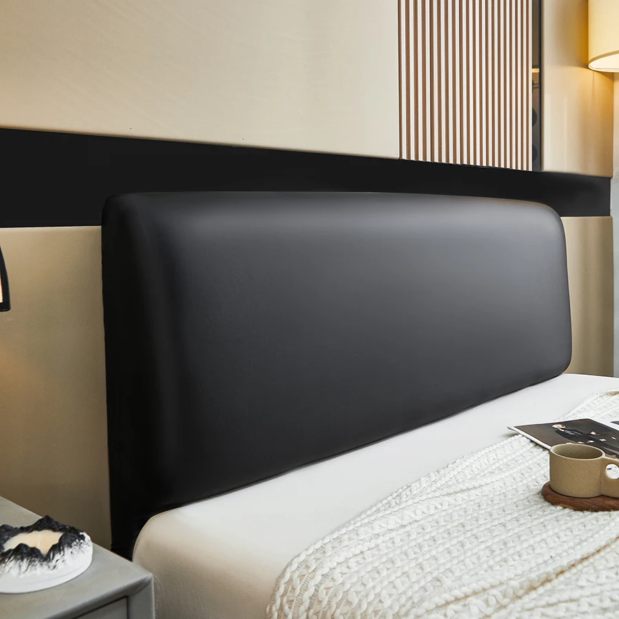 Deluxe Leather Headboard Protector - Waterproof, Scratch-Resistant & Oil-Proof Coverage