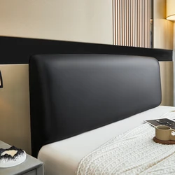 Deluxe Leather Headboard Protector - Waterproof, Scratch - Resistant & Oil - Proof Coverage - 120cm (Black)