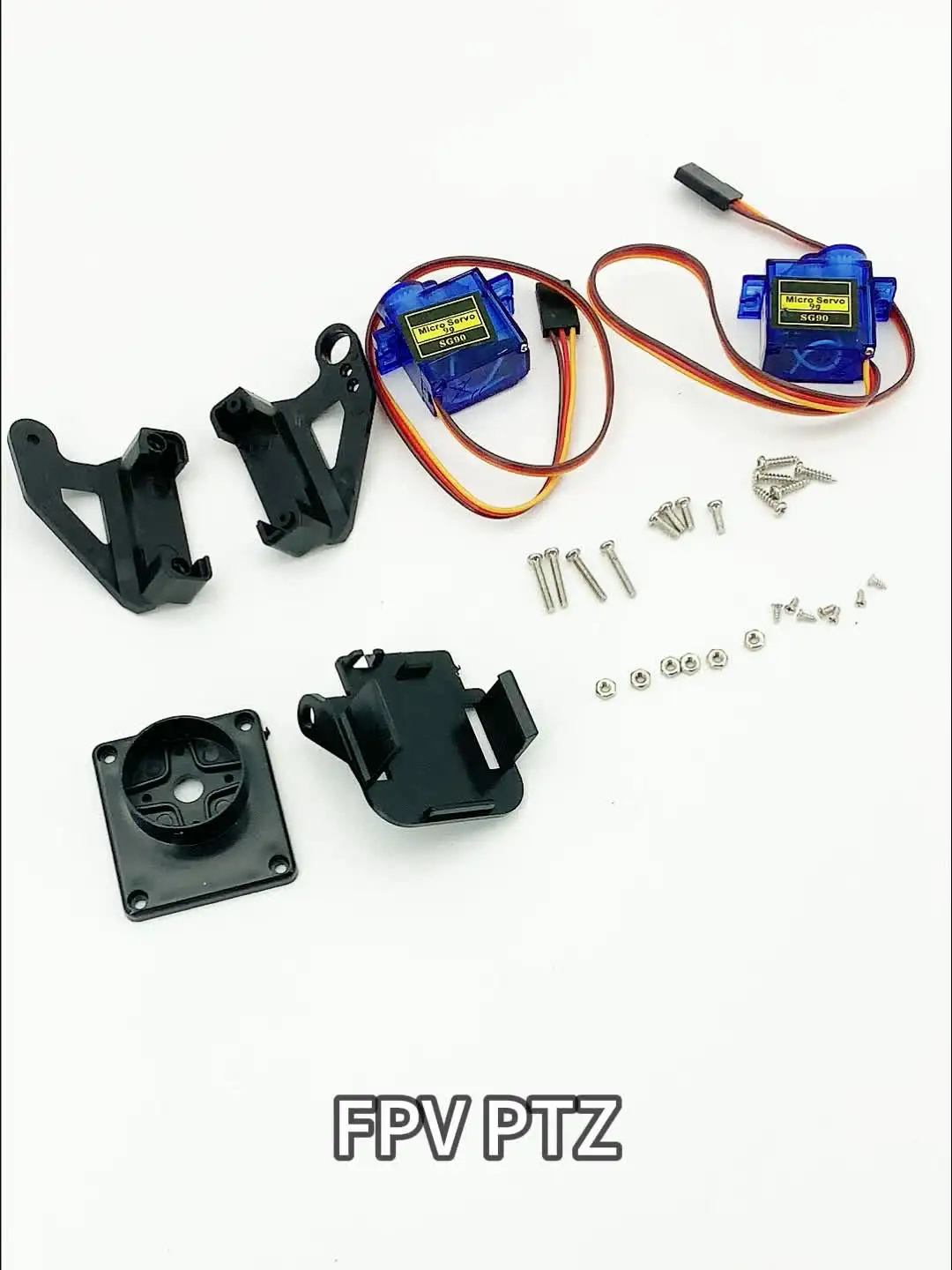 Gimbal Pan/tilt Per Telecamera FPV Con Servomotore SG909g 9g, Universale, Nuovo