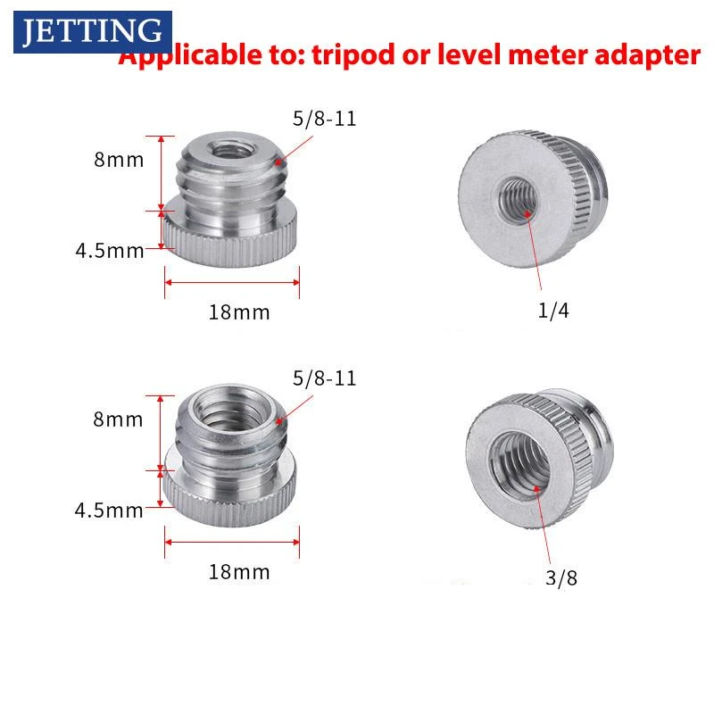 3 8 Male Female Screw Adapter Tripod Tripod Screw Adapter 3 8 1 4 1pc 1/4 3/8 5/8 Aliexpress