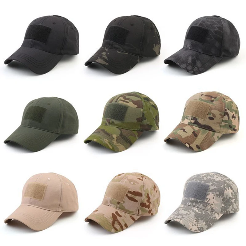 

Military Baseball Caps Camouflage Tactical Army Soldier Combat Paintball Adjustable Summer Snapback Sun Hats Men Women