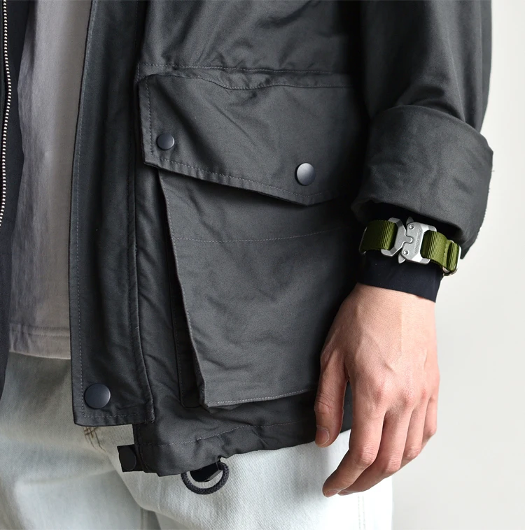 CTRLLOCK Techwear Functional Buckles Bracelet Punk Couple Hiphop Adjustable Nylon Bracelets Hand Accessory