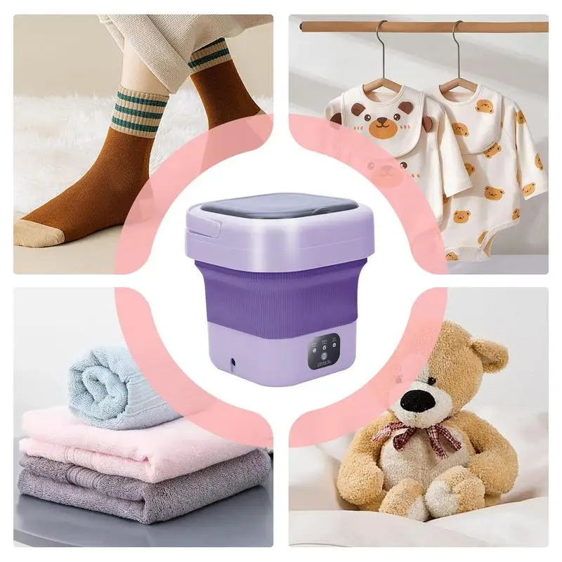 Small Washing Machine Multifunctional Apartment Washing Machine And Dryer Compact Travel